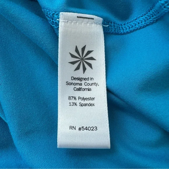 Athleta Chi Women’s Blue Tank Top Size: Large - Picture 6 of 7